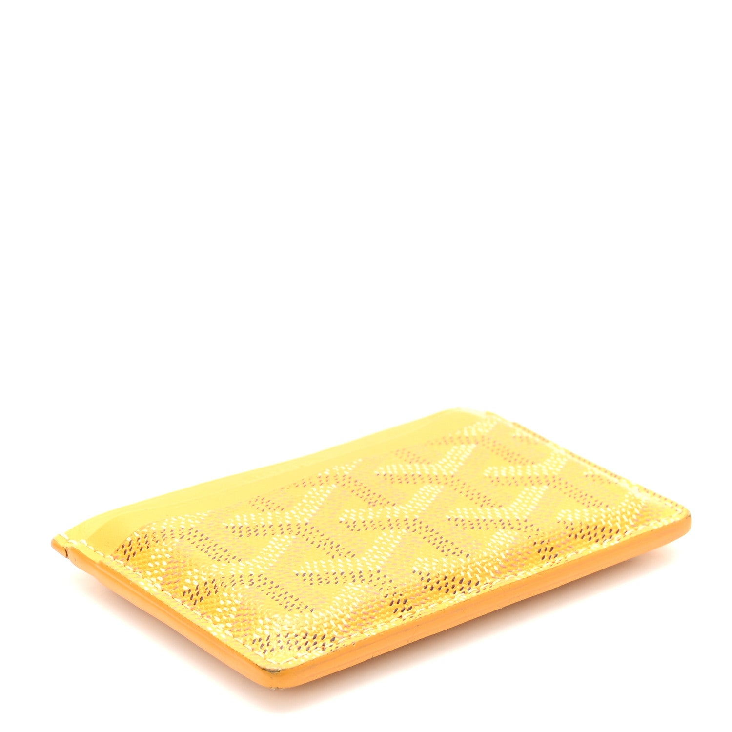 Goyard Goyardine Saint Sulpice Card Holder Yellow 6 of 14
