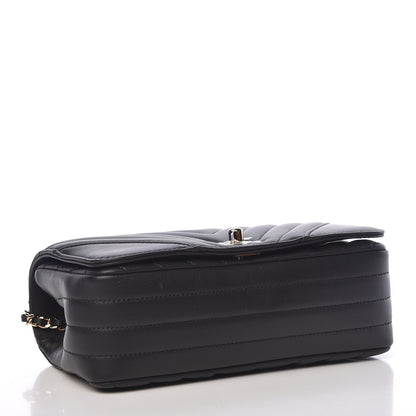 Chanel Calfskin Chevron Quilted Mini Statement Flap Black 4 of 11
