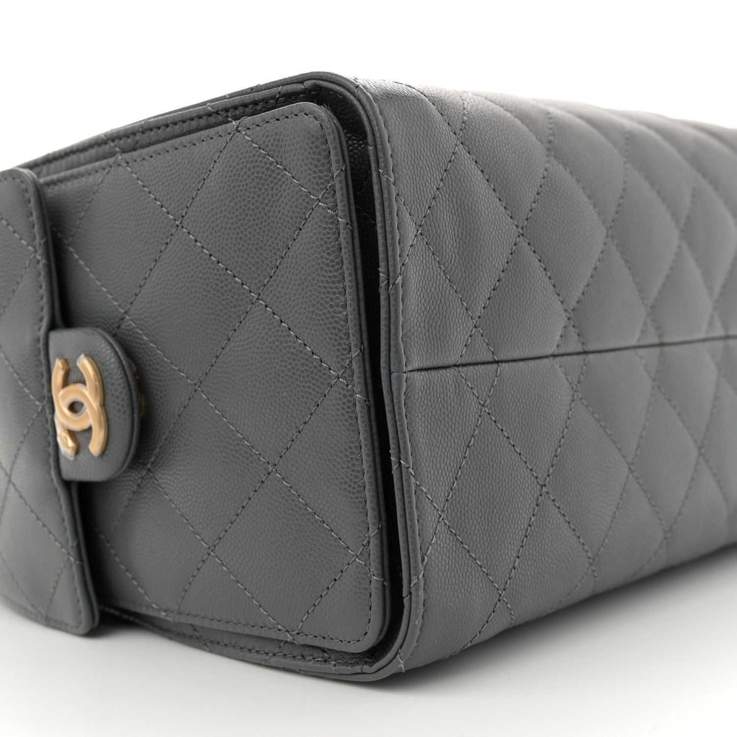 Chanel Caviar Quilted Small Chanel 25 Handbag Dark Grey 9 of 11
