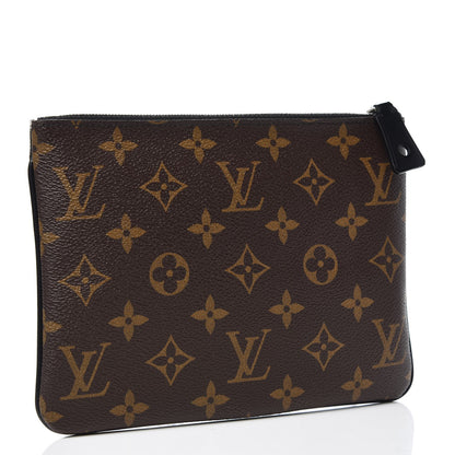 Louis Vuitton Monogram Stripes Pochette Plate PM 3 of 7