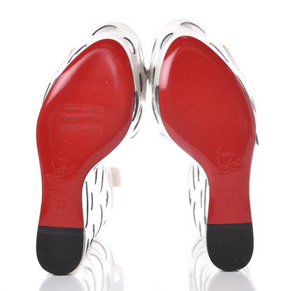 Christian Louboutin Shiny Patent Bibariellita 160 Wedges 37 Latte 5 of 8