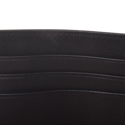 Saint Laurent Calfskin Embroidered Bill Clip Card Case Black 6 of 9