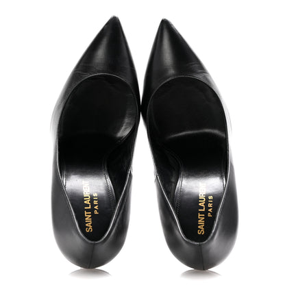Saint Laurent Calfskin Opyum 110 Pumps 38 Black 2 of 13