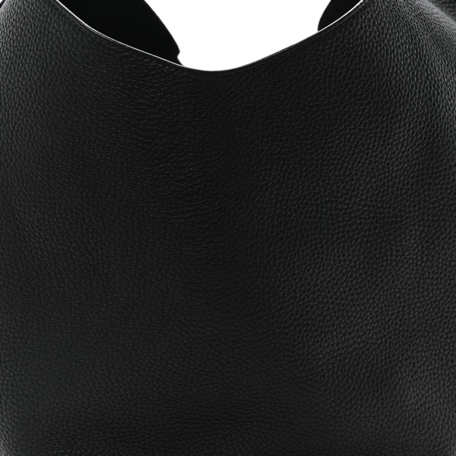 Khaite Pebbled Sport Calfskin Medium Lotus Tote Black 8 of 10