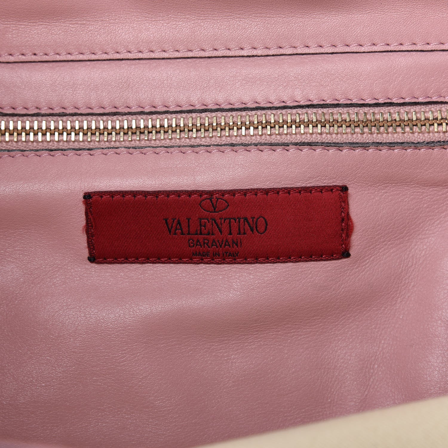Valentino Garavani Vitello Small Rockstud Tote Pop Gardenia 8 of 9