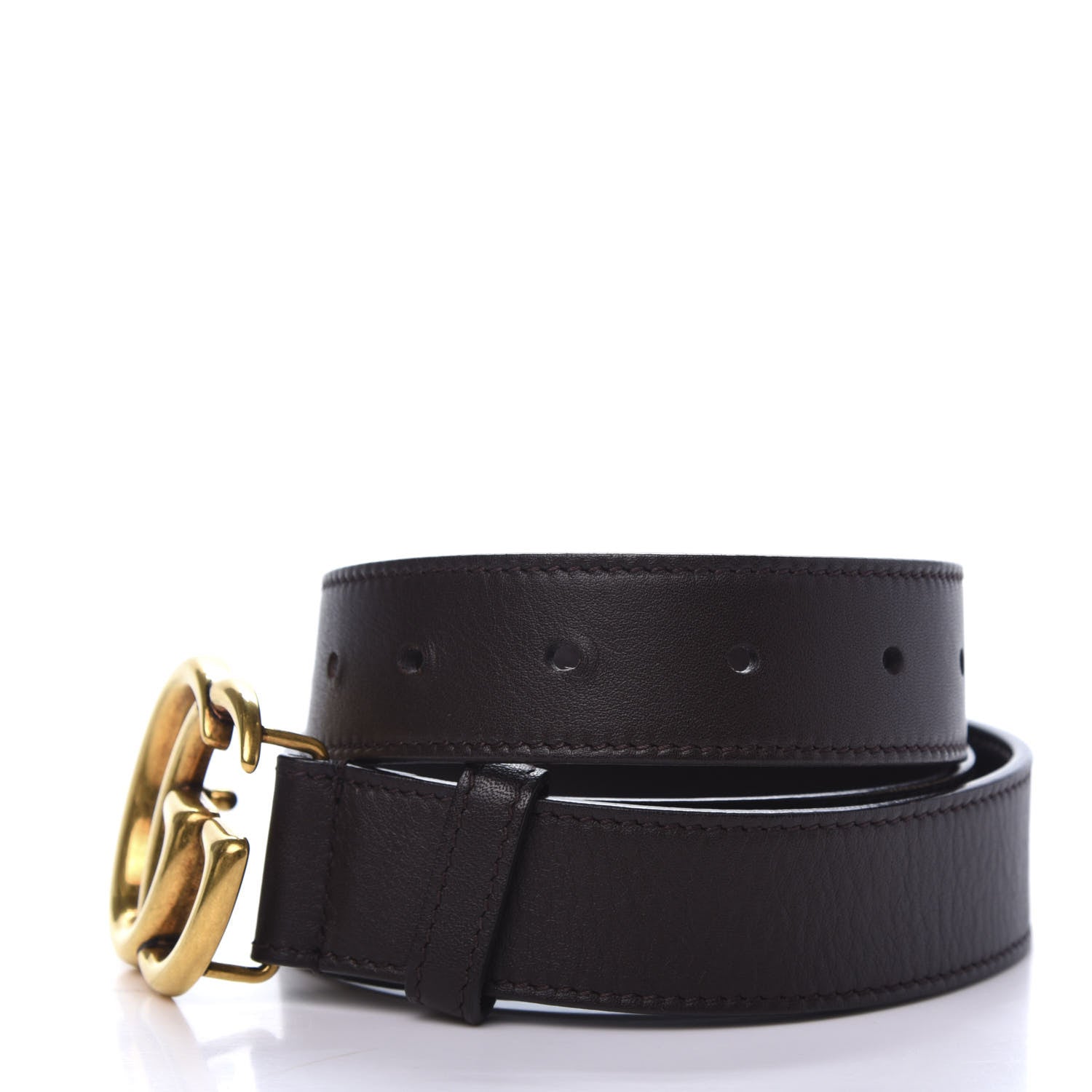 Gucci Calfskin Double G 30mm Belt 75 30 Black 4 of 8