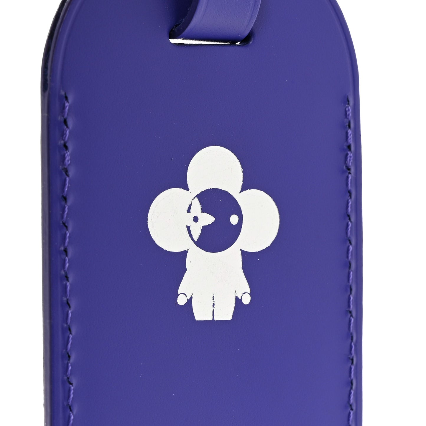 Calfskin Vivienne Luggage Tag Figue