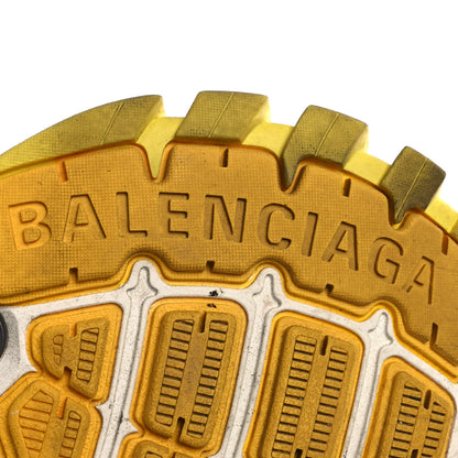 Balenciaga Mesh Nylon Mens Track Sneakers 36 Yellow Black White 8 of 13