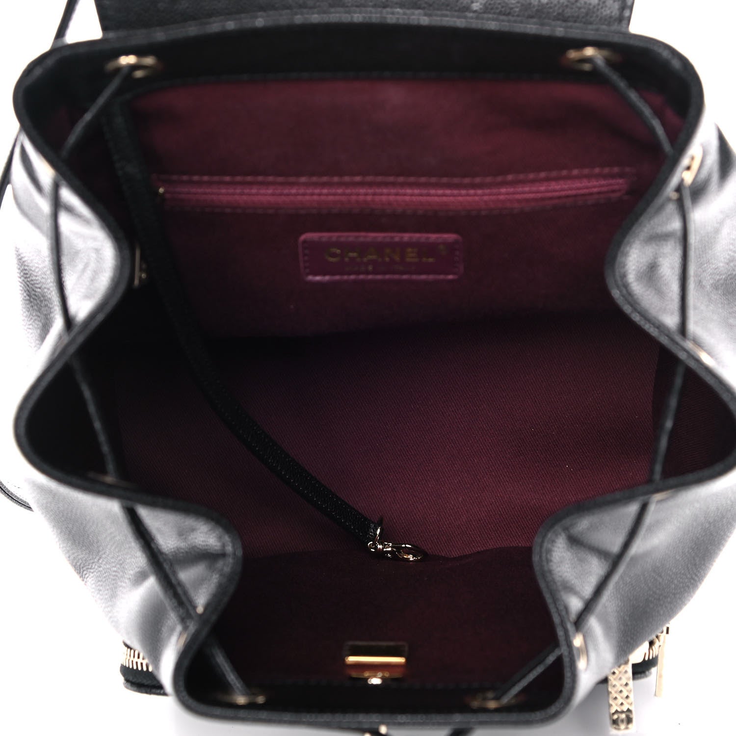 Chanel Caviar Quilted Business Affinity Backpack Black 5 of 12