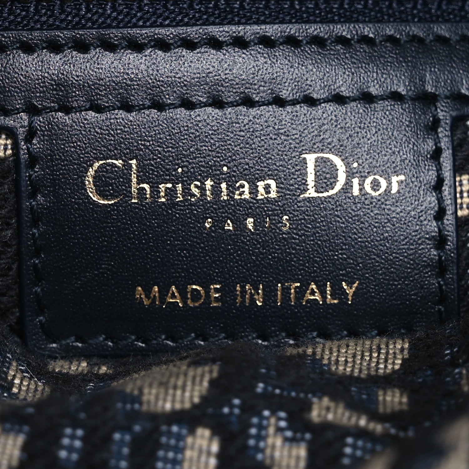 Christian Dior Wicker Oblique Mini Lady Dior Bag Blue 6 of 9