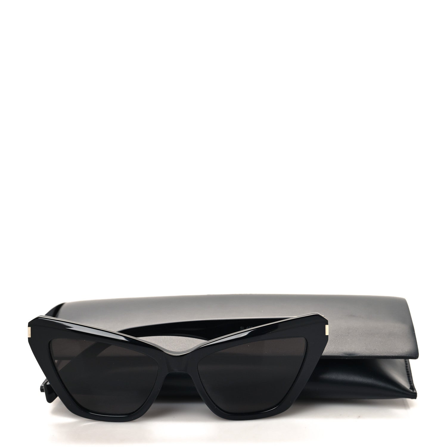 Saint Laurent Acetate SL466 New Wave Cat Eye Sunglasses Black 8 of 8