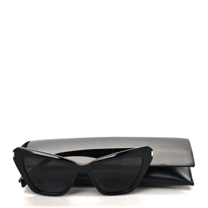 Saint Laurent Acetate SL466 New Wave Cat Eye Sunglasses Black 8 of 8