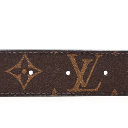 Louis Vuitton Calfskin Monogram 30mm LV Initiales Reversible Belt 90 36 Black 4 of 7