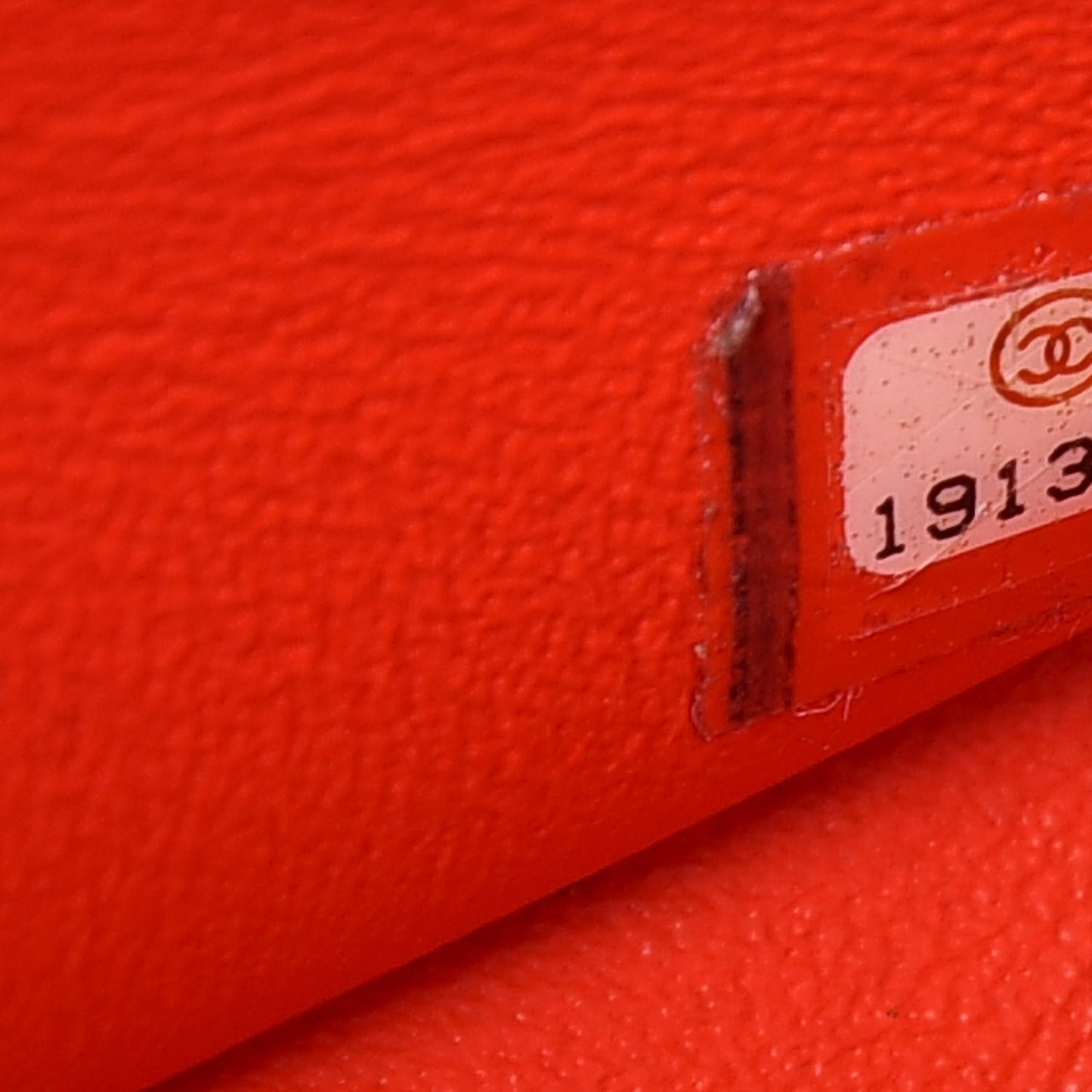 Patent Quilted Jumbo Double Flap Red