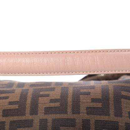 Fendi Zucca Cuoio Lucido Small Chef Hobo Tobacco Bois de Rose 11 of 11