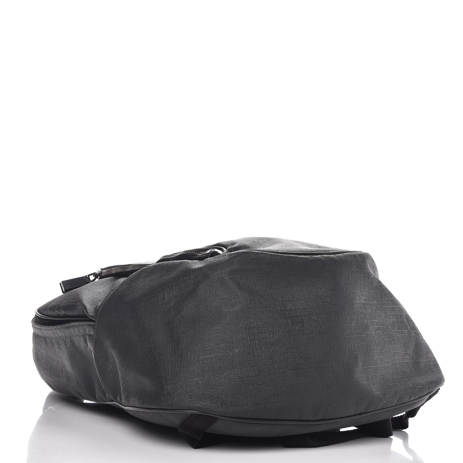 Gucci Coated Canvas Interlocking G Travel Backpack Black 4 of 8
