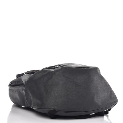 Gucci Coated Canvas Interlocking G Travel Backpack Black 4 of 8