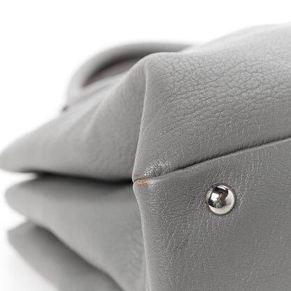 Miu Miu Goatskin Madras Top Handle Double Zip Tote Marmo 15 of 15