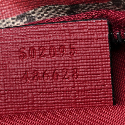 Gucci Soft GG Supreme Monogram Dancing Woodland Childrens Belt Bag Beige Ebony Multicolor 7 of 10
