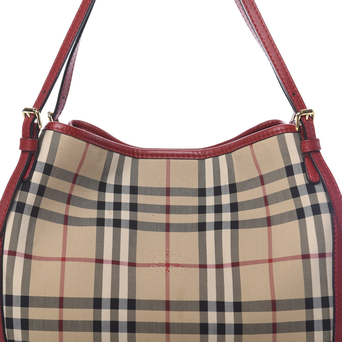 Horseferry Check Canterbury Tote Honey Parade Red
