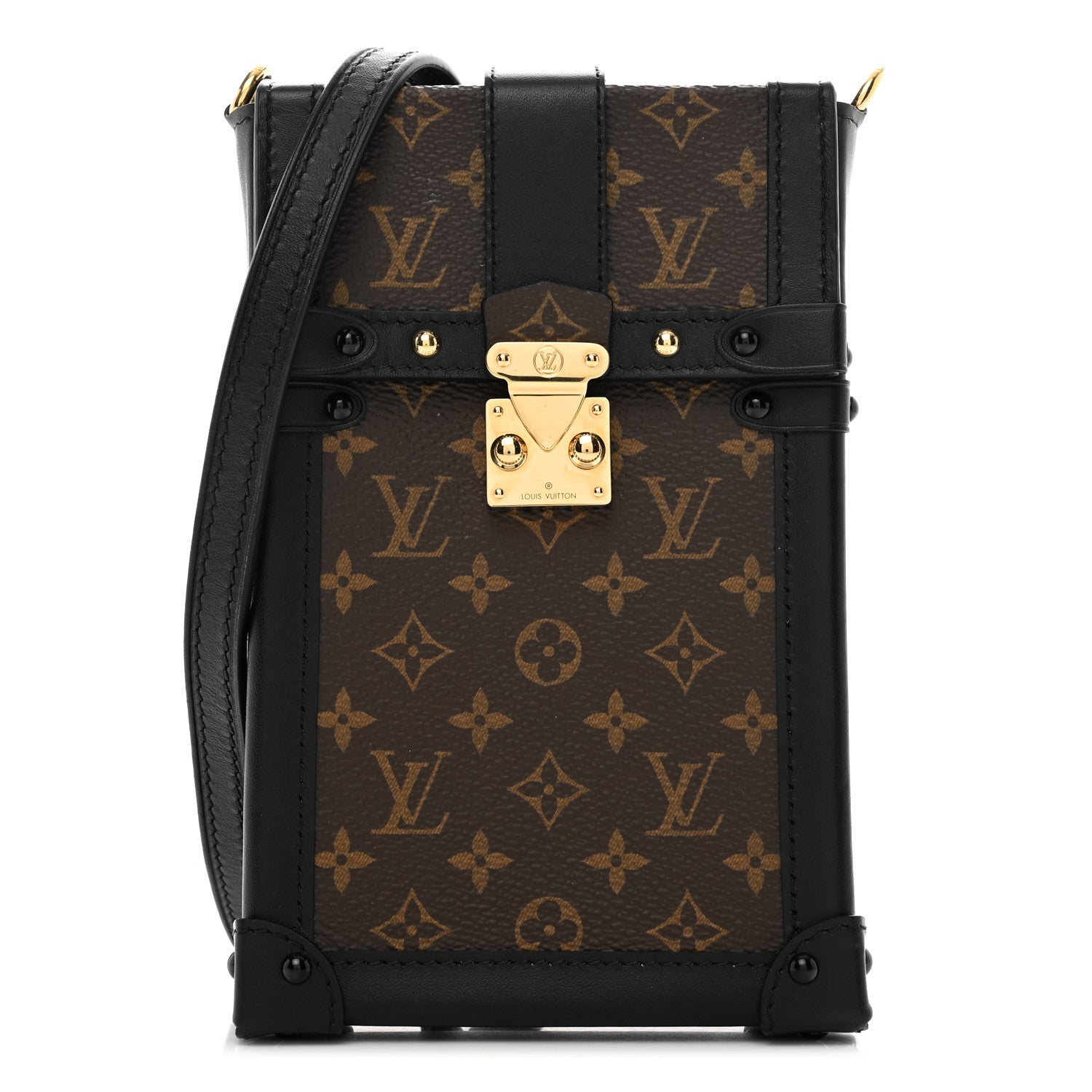 Louis Vuitton Monogram Pochette Trunk Verticale Black 1 of 9