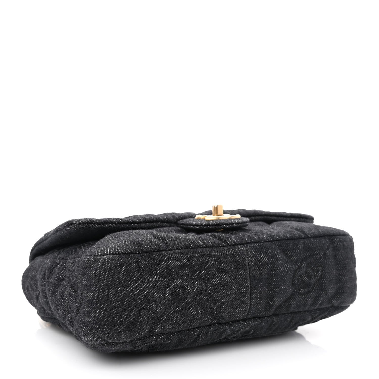 Chanel Denim Quilted Medium Funky Town Flap Black 4 of 10