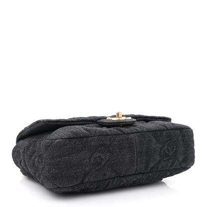Chanel Denim Quilted Medium Funky Town Flap Black 4 of 10