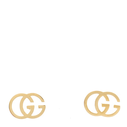 Gucci 18K Yellow Gold Running G Stud Earrings 1 of 5