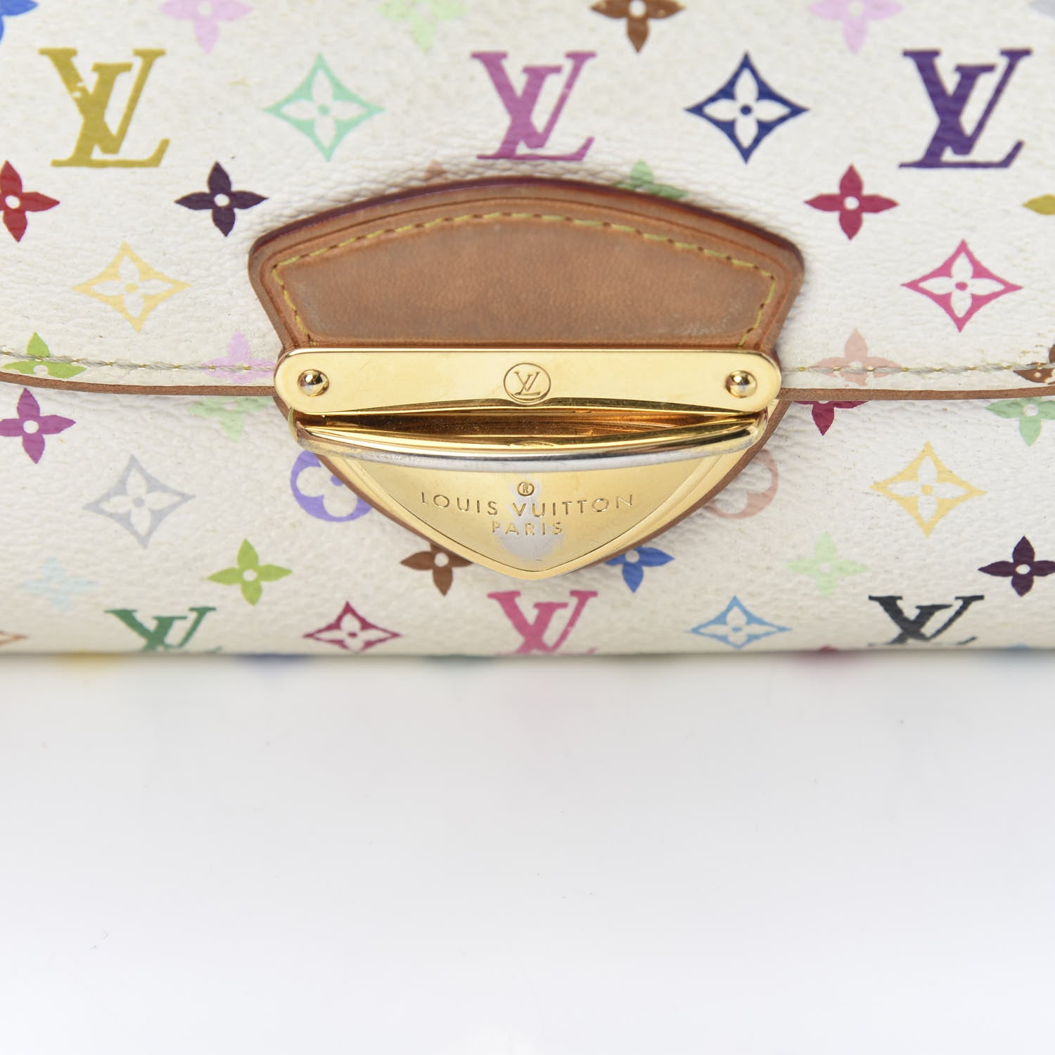 Louis Vuitton Monogram Multicolor Eugenie Wallet White 11 of 16