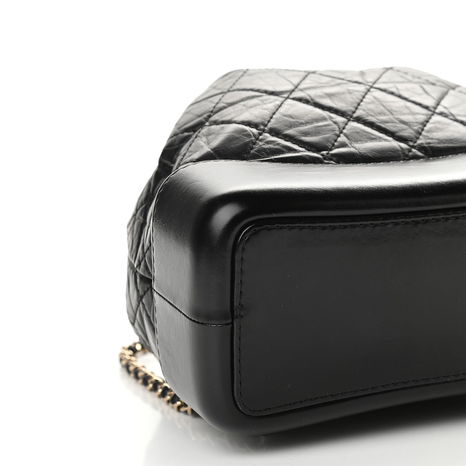 Chanel Aged Calfskin Quilted Small Gabrielle Backpack Black 8 of 9