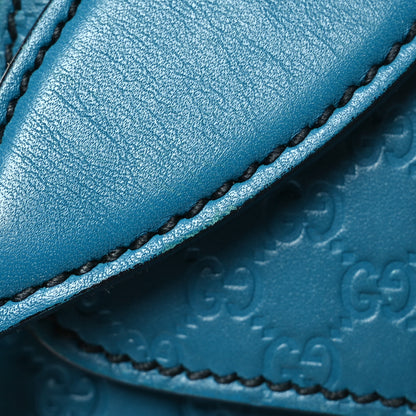 Gucci Soft Microguccissima Medium Emily Chain Shoulder Bag Deep Cobalt 15 of 16