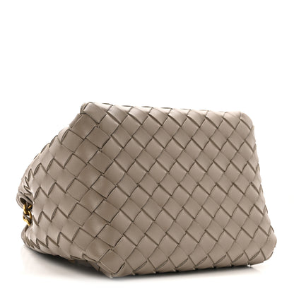 Bottega Veneta Nappa Intrecciato Small Parachute Chain Shoulder Bag Stone 4 of 12