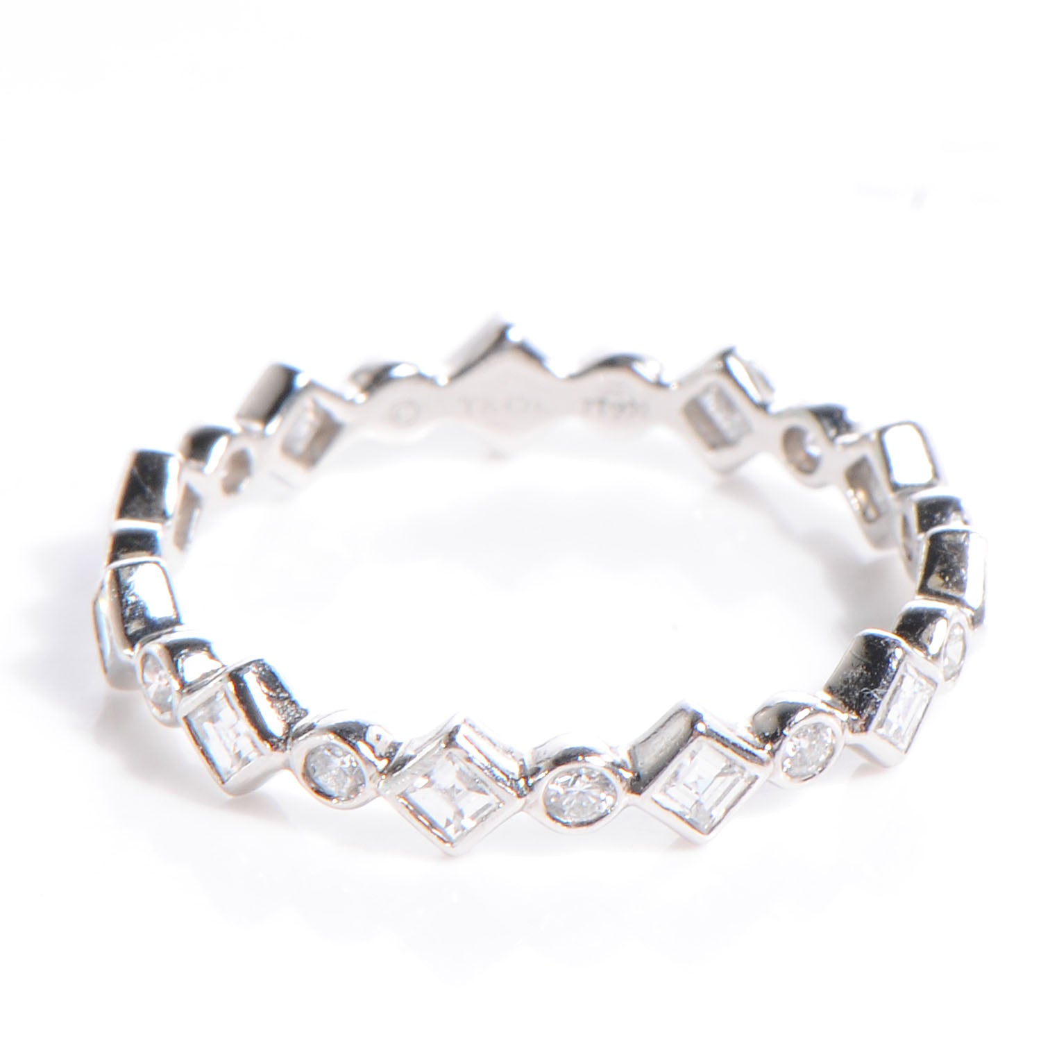Tiffany Platinum Diamond Celebration Ring 5.5 4 of 5