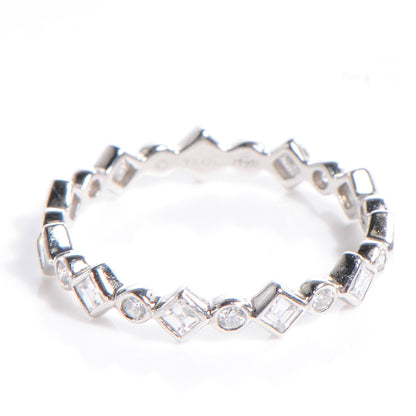Tiffany Platinum Diamond Celebration Ring 5.5 4 of 5