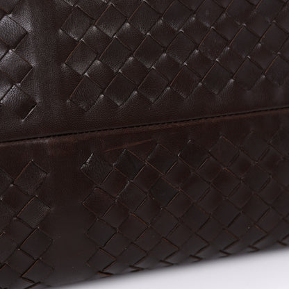 Bottega Veneta Nappa Intrecciato Frame Shoulder Bag Ebano 12 of 21