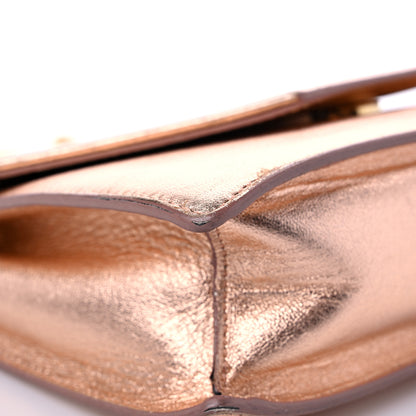 Saint Laurent Metallic Calfskin Small Betty Rose Gold 7 of 13