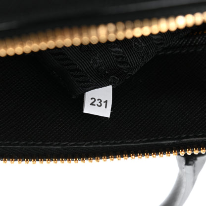 Prada Saffiano Lux Mini Promenade Tote Black 8 of 10
