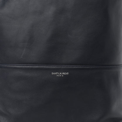 Saint Laurent Lambskin West Shopping Bag Dark Notte 9 of 11