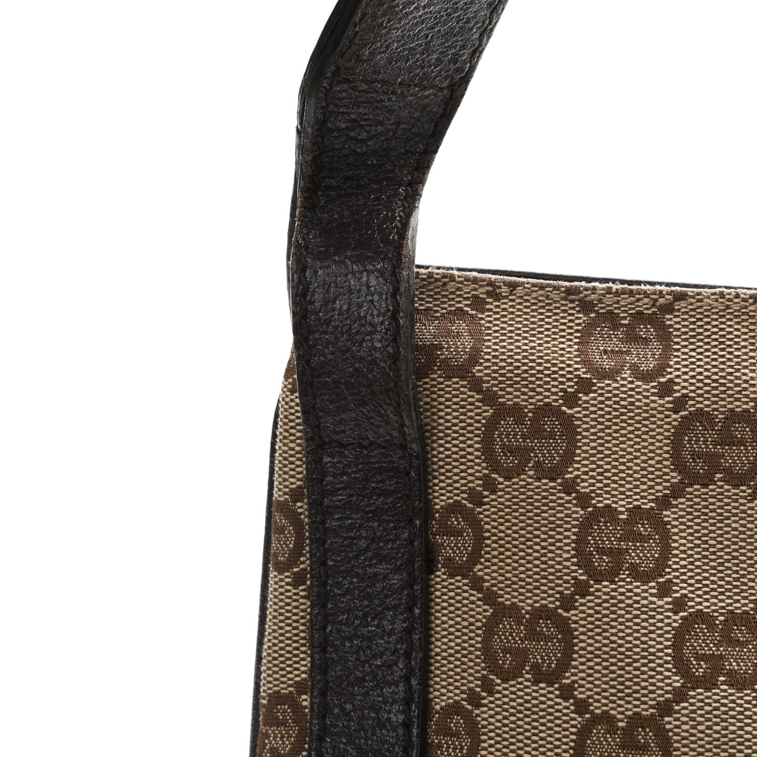 Gucci Monogram Flat Messenger Bag Dark Brown 15 of 15