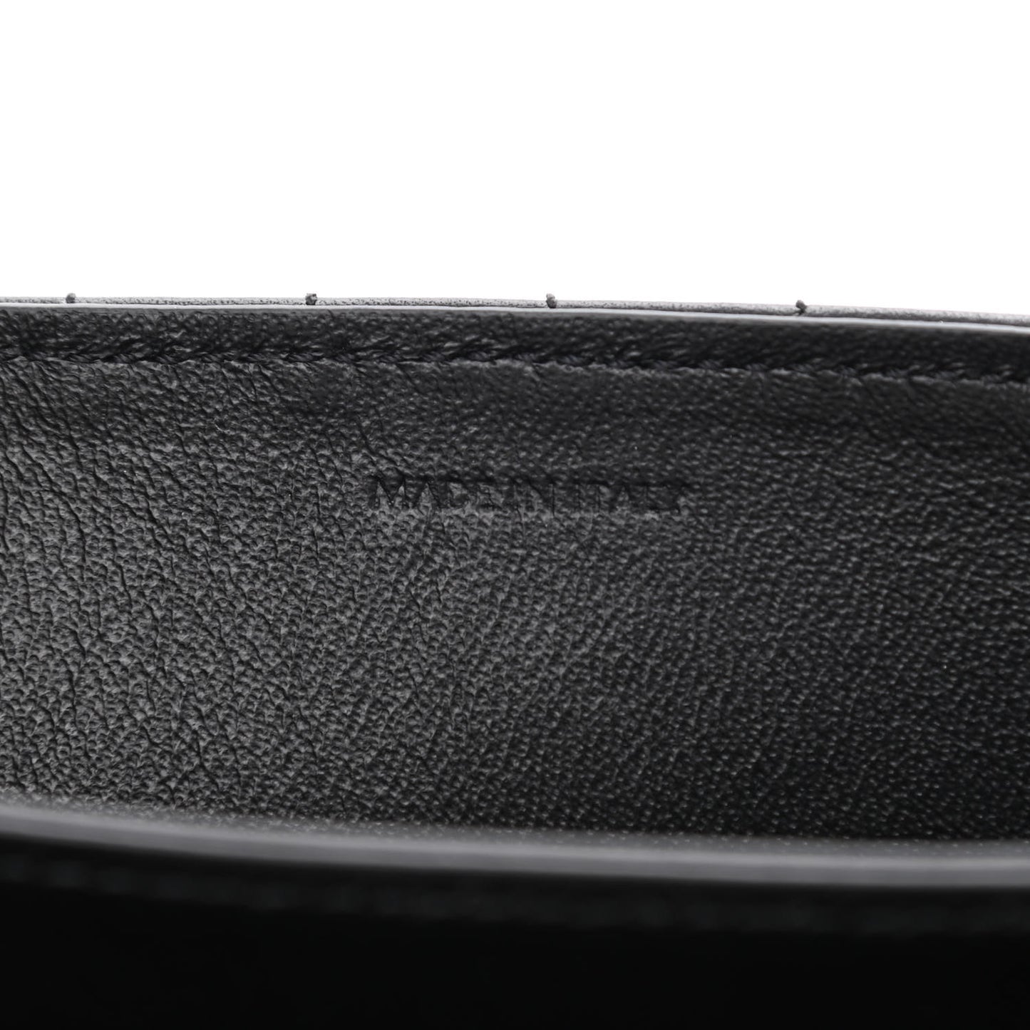 Calfskin Quilted Medium C Bag Black