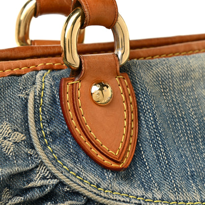 Louis Vuitton Denim Neo Cabby GM Blue 17 of 30
