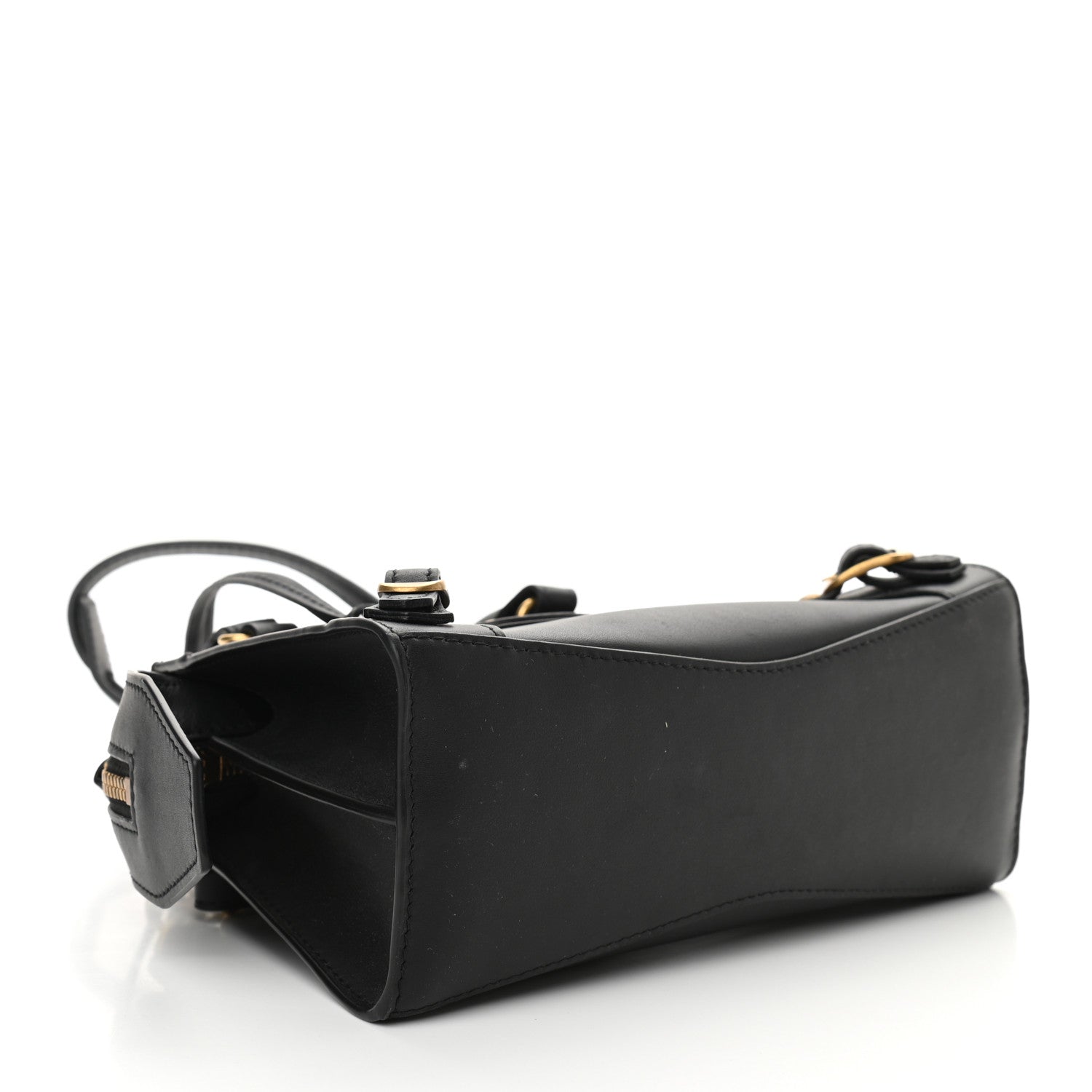 Balenciaga Smooth Calfskin Neo Classic Gold Hardware Mini City Black 4 of 9