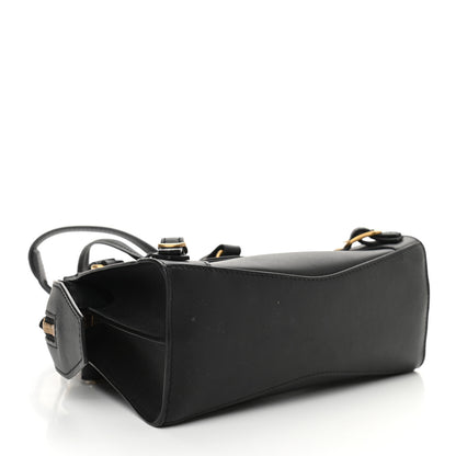 Balenciaga Smooth Calfskin Neo Classic Gold Hardware Mini City Black 4 of 9