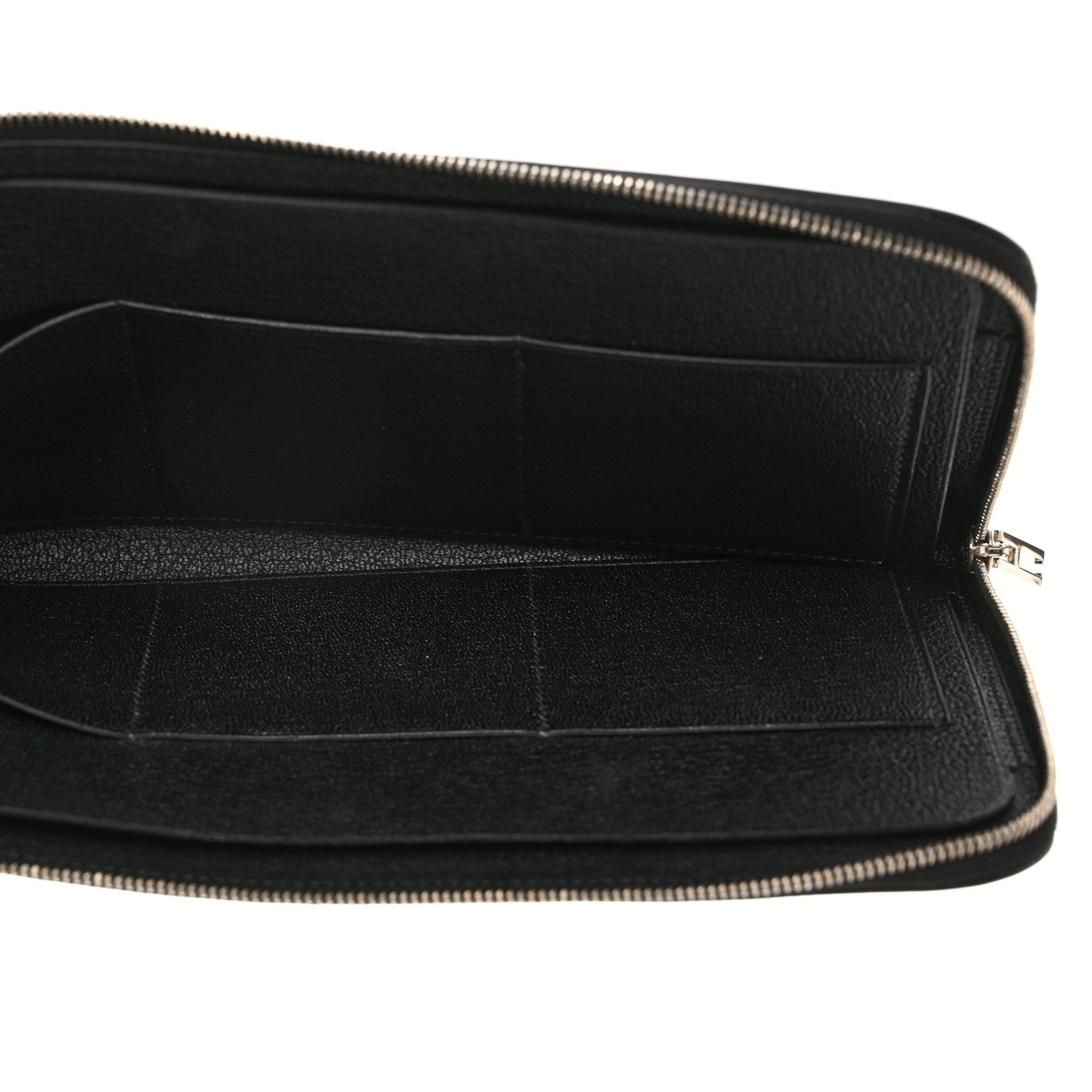 Hermes Epsom Large Remix Duo Wallet Black Deep Blue 6 of 9