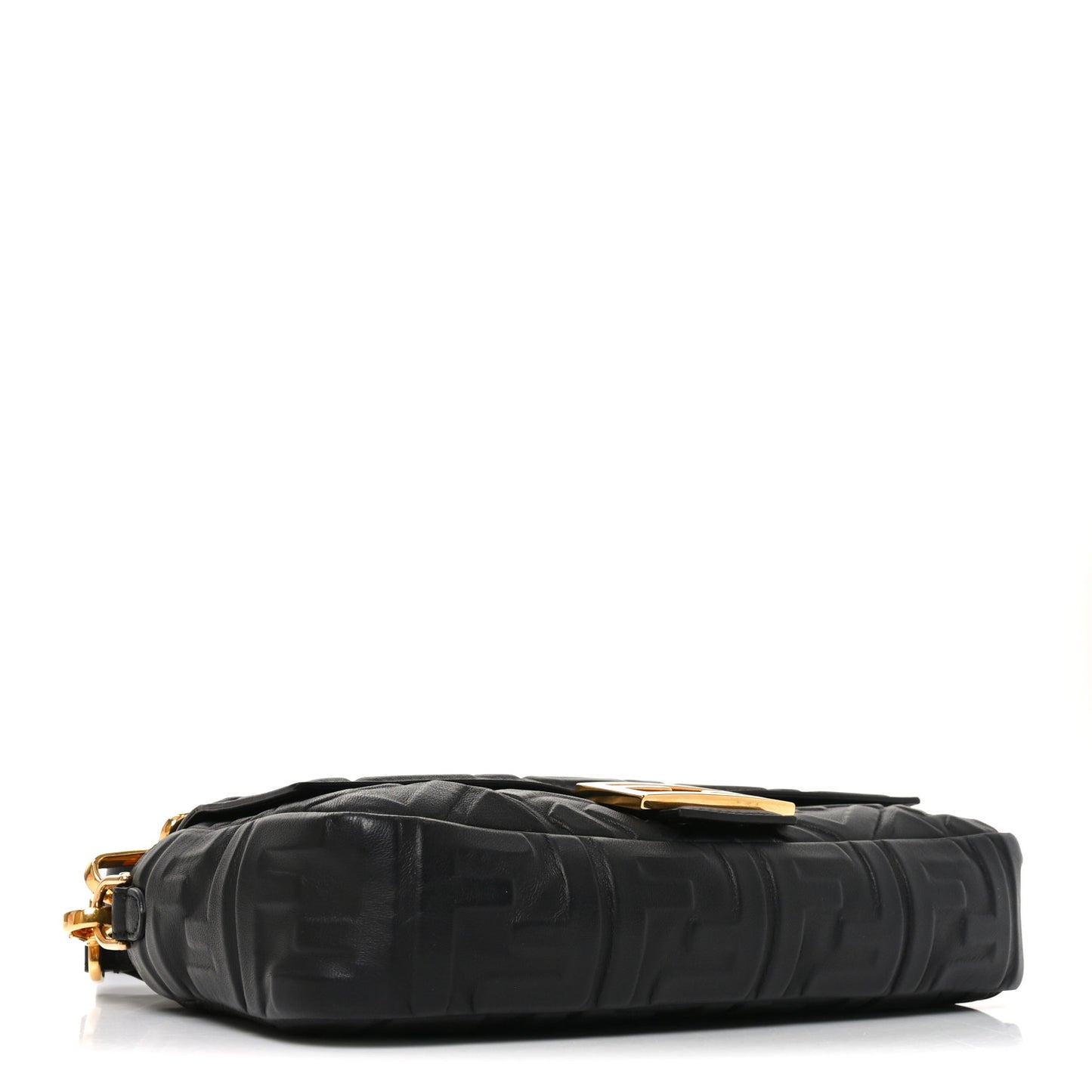 Nappa FF 1974 Embossed Baguette Black