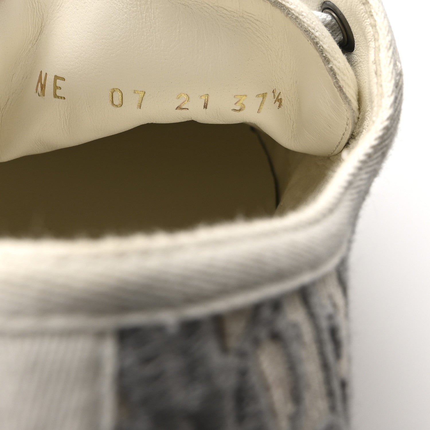 Christian Dior Canvas Oblique Walk'N'Dior Low Top Sneakers 37.5