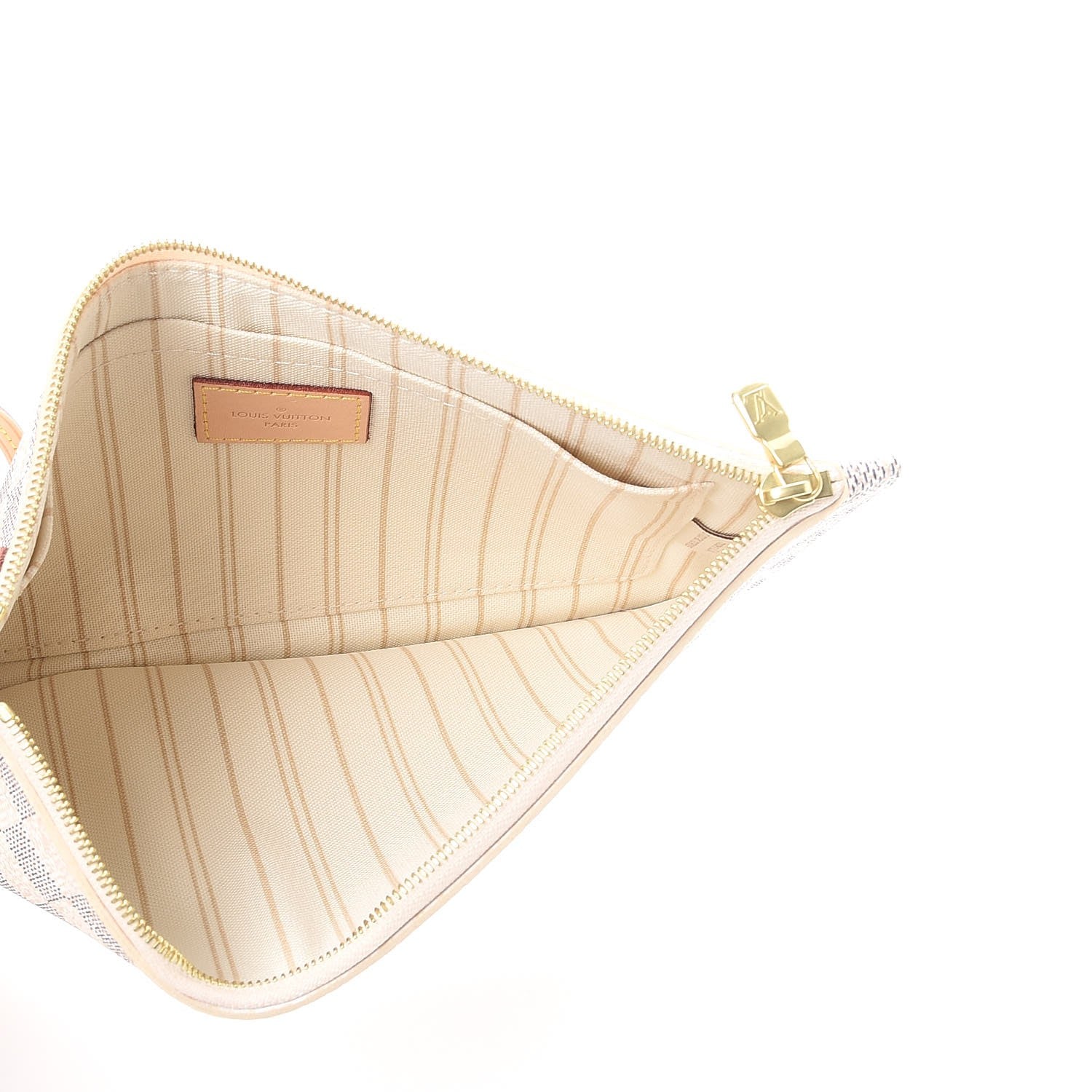 Louis Vuitton Damier Azur Neverfull MM GM Pochette 5 of 8
