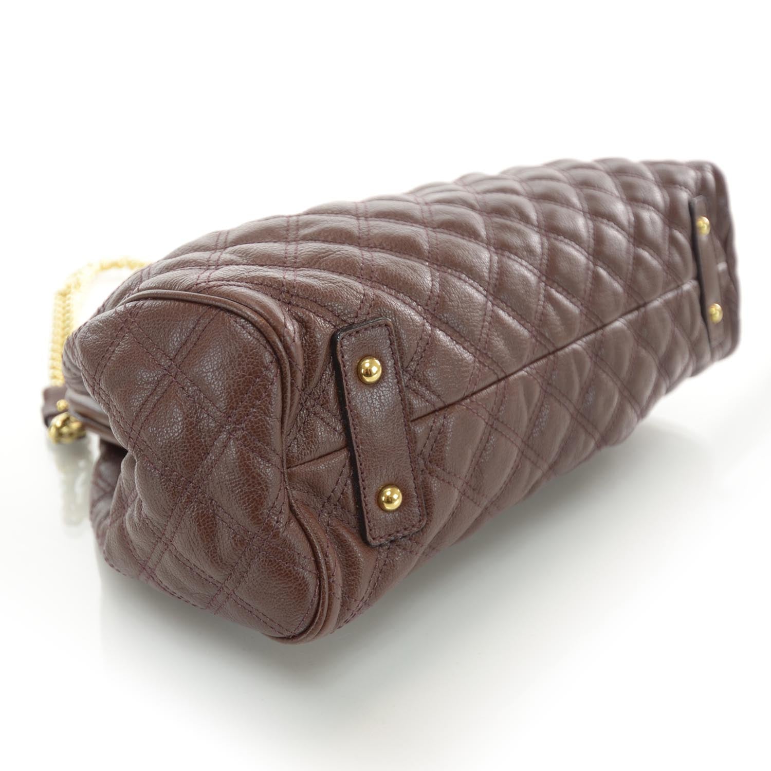 Marc Jacobs Quilted Leather Stam Cognac 4 of 7