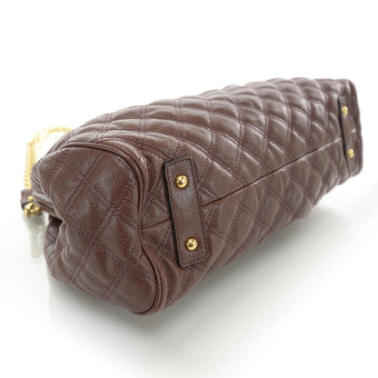 Marc Jacobs Quilted Leather Stam Cognac 4 of 7