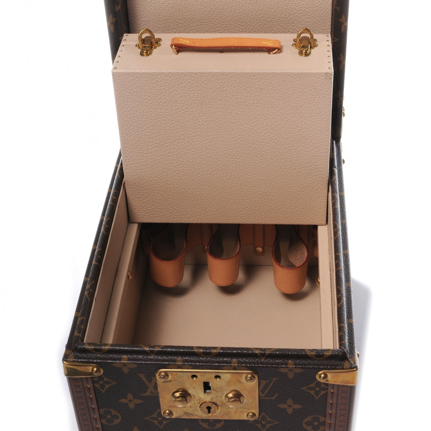 Monogram Boite Flacons Lozine Beauty Train Trunk Case